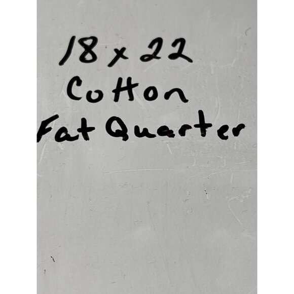 Yellow Floral Cotton Fat Quarter Fabric 18x22" Sewing & Crafts - Picture 3 of 4